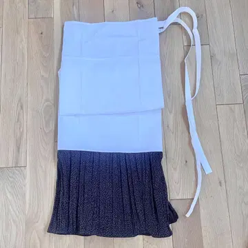 플리츠 밑단 기모노 레오파드