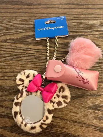 [ 미사용 새상품 ] 디즈니 레오파드 무늬 립 케이스 참