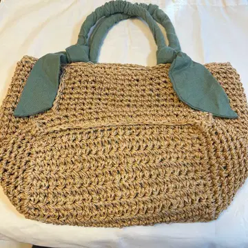 Ray BEAMS 베이지 바스켓백