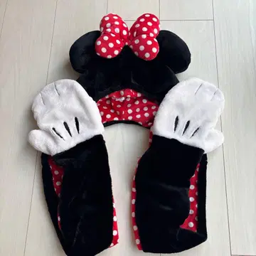 미니 마우스 머플러 팬 캠핑 장갑 포함