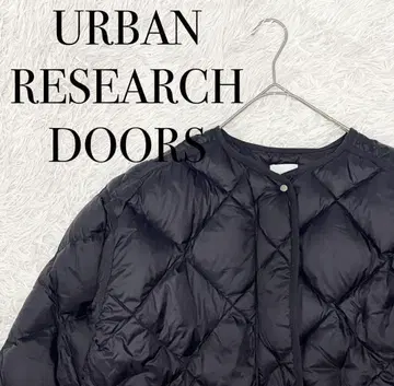 URBAN RESEARCH DOORS 다크 네이비 다운 자켓