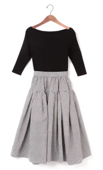 스나이델 볼륨 스커트 도킹 원피스 1