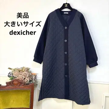 새상품급 빅 사이즈 dexicher 퀼팅 코트