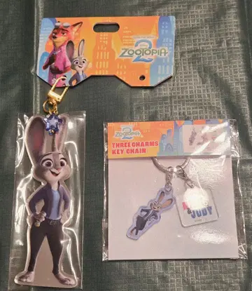 주토피아2 주디 홉스 아크릴 키링 세트 디즈니