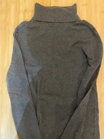 쁘띠바토 긴팔 터틀넥 그레이 XS