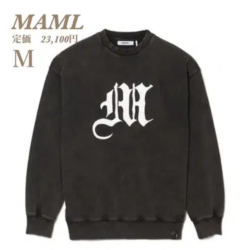 새상품 [ MAML ] MAML 빈티지 크루넥 맨투맨 M