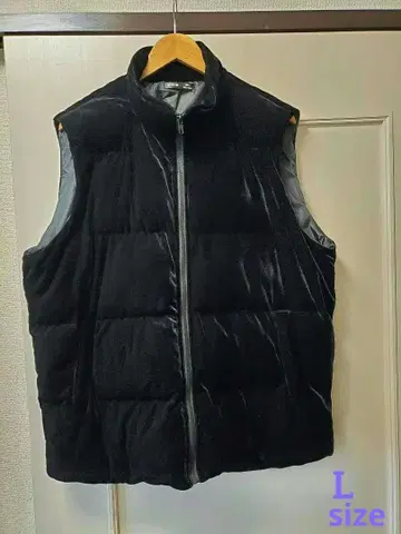벨로아 소재 충전솜 퀼팅 베스트 L 사이즈
