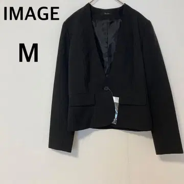 IMAGE 이마쥬 노카라 자켓 [ M ] 수트 업무 다크 그레이