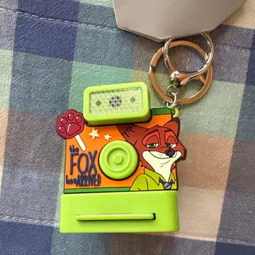 주토피아 디즈니 닉 와일드 카메라형 키링