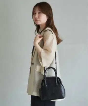 gemeil 쉐입 핸드백 블랙