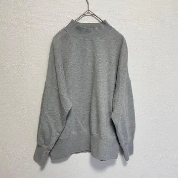 BEAMS HEART 모크넥 맨투맨 그레이 M 상당