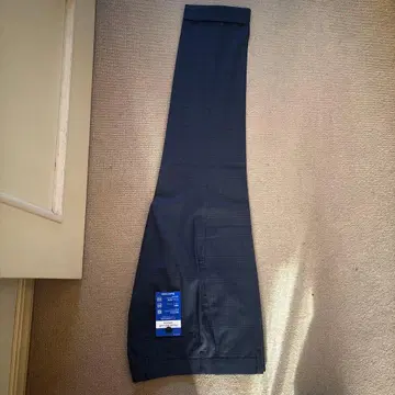 미스터 준코 허리 스트레치 슬랙스 네이비 계열 체크