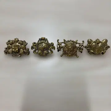 죠죠 월드 제일복권 H상 핀즈 컬렉션 4개 세트