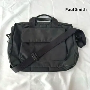 PaulSmith 나일론 가죽 브리프 케이스 2way 블랙 A4