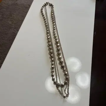 ICB 훈증 골드 체인 롱 목걸이