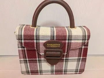 SAMANTHA VEGA 체크 무늬 백