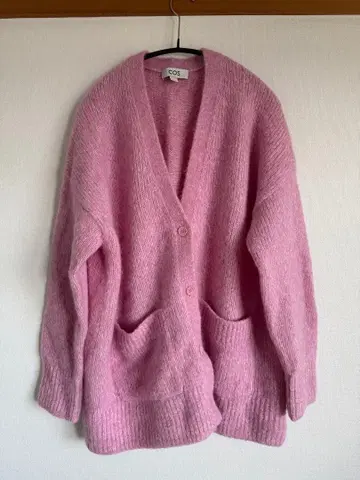 COS 핑크 가디건 EUR S