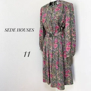 [ SEDE HOUSES ] 빈티지 꽃무늬 원피스 일본제 ap1411