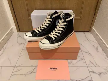 컨버스 애딕트 척 테일러 캔버스 하이 블랙