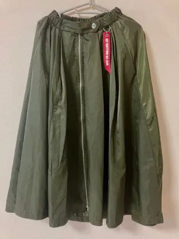 jouetie 쥬에티 카키 MA-1 미디 스커트 여성용