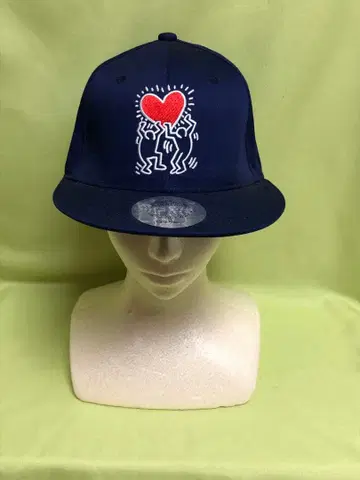 Keith Haring 네이비 캡 USED 새상품급 키스 해링