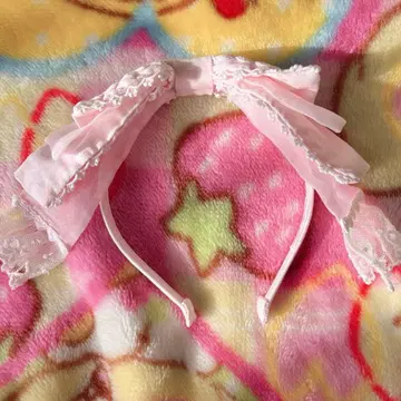 Angelic Pretty 리본 머리띠 핑크