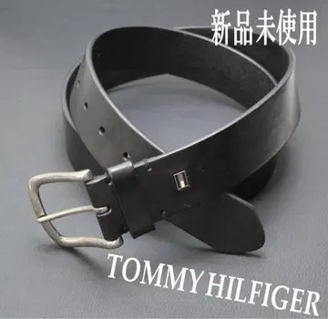 타미힐피거 카프 가죽 벨트 천연 가죽 블랙 아메카지 W38 블랙