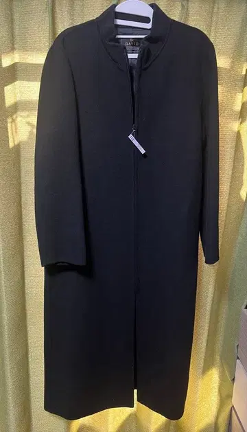 [컨디션 최상] 고급 DAVID 롱 코트 블랙