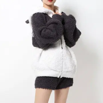 gelatopique 할로윈 한정판 팬더 상하의 세트