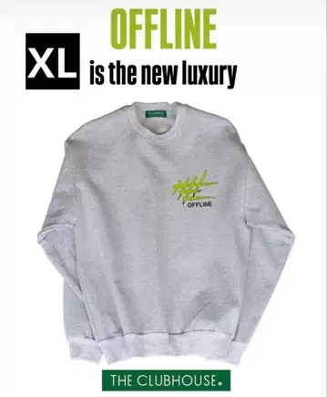 [ 새상품급 ] THE CLUBHOUSE OFFLINE 맨투맨