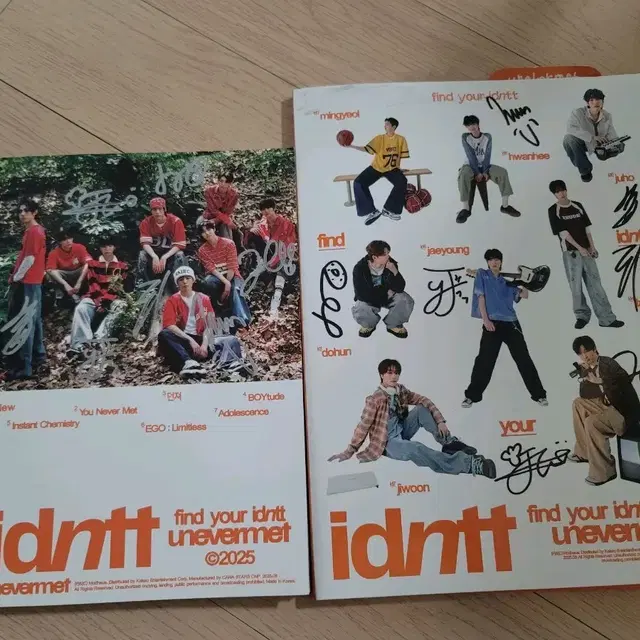 아이덴티티싸인앨범2장