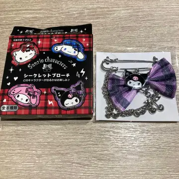 산리오 시크릿 브로치 스위트 락앤체크 쿠로미