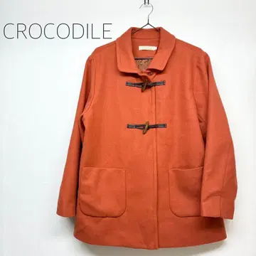 CROCODILE 크로커다일 오렌지 더플 코트 아우터 LL