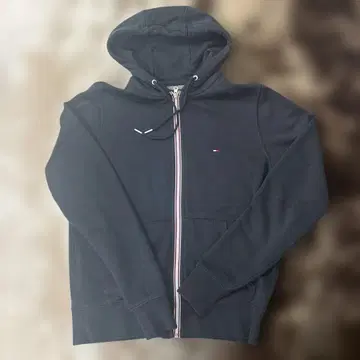 TOMMY HILFIGER 네이비 풀 집업 후드티 S 사이즈