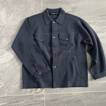 GALERIE VIE 니트 블루종 아우터 네이비 계열