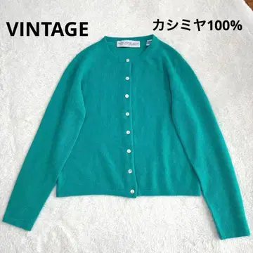 VALERIE STEVENS PETITES 캐시미어 100% 가디건