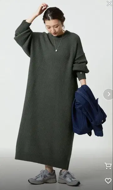 FREAK'S STORE 웹 한정판 편직 볼륨 원피스