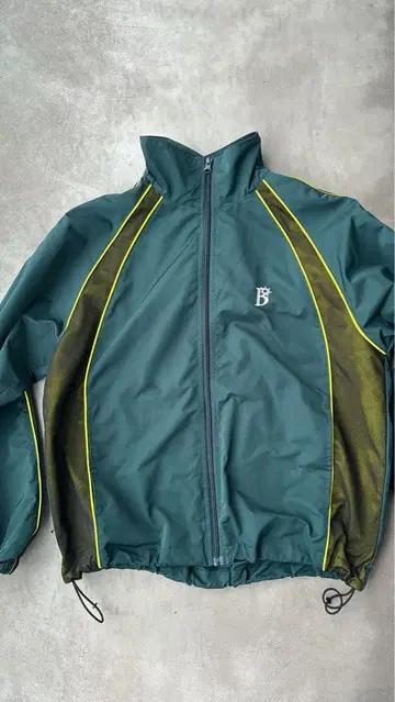 bott Mesh Panel Track Jacket Green