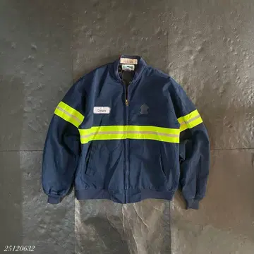 US 구제 의류 리플렉터 워크 블루종 네이비 계열