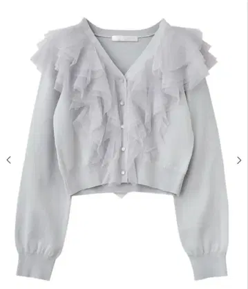 lilliancarat 튤 프릴 니트