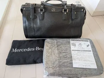Mercedes-Benz GOLD PFEIL 가죽 보스턴 백 덤 포함