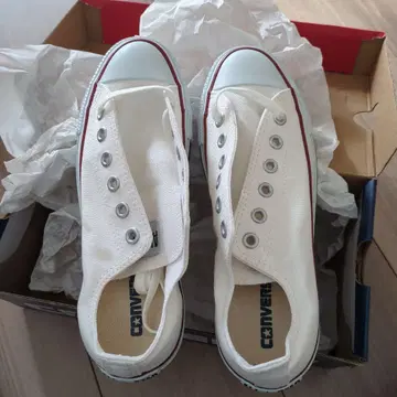 컨버스 캔버스 올스타 OX 화이트 24.5