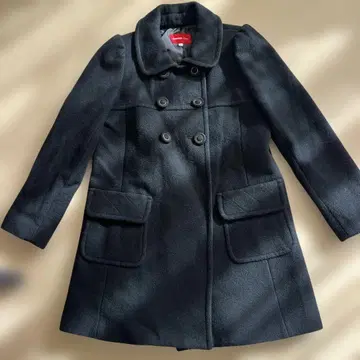 아푸이저 리쉬 블랙 더블 브레스트 코트 사이즈 2