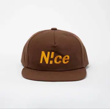 Nice shop n!ce ttt msw 로고 cap 브라운