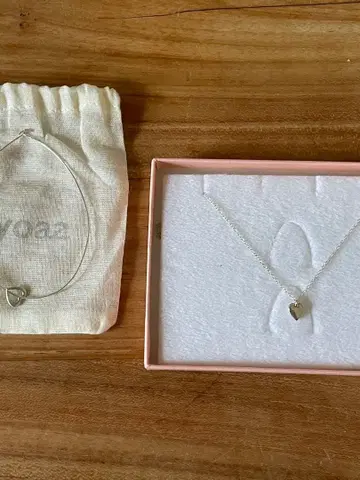 yoaa mini heart necklace
