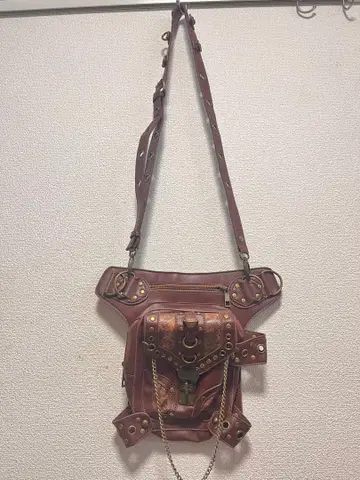 스팀펑크 숄더백