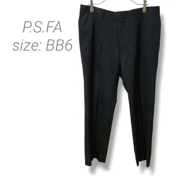 [퍼펙트 수트 팩토리] 수트 팬츠 스트라이프 슬랙스 블랙