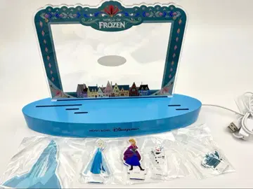 겨울왕국 빛나는 포토 스탠드 홍콩 디즈니 월드 오브 프로즌