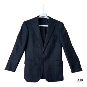 REGAL 리 네이비 체크 무늬 테일러드 자켓 수트