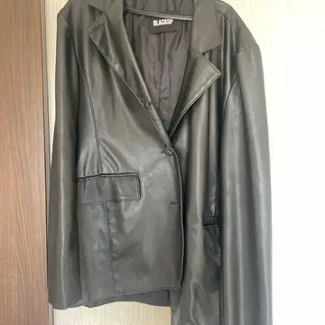BLACKUP 블랙 가죽 자켓